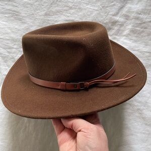 Dorfman Pacific Brown Outback Hat | 100% Wool Felt